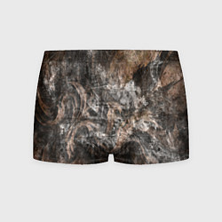 Мужские трусы Абстракция - brown darkness