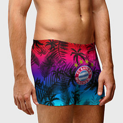 Трусы-боксеры мужские Бавария Мюнхен неон тропики, цвет: 3D-принт — фото 2