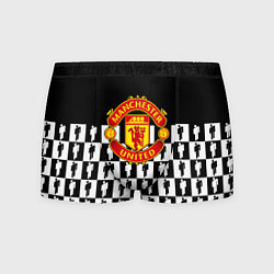 Трусы-боксеры мужские Манчестер Юнайтед люди паттерн, цвет: 3D-принт