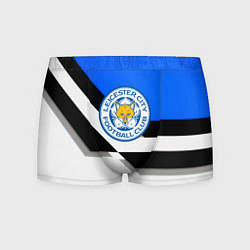 Трусы-боксеры мужские Лестер сити геометрия полосы, цвет: 3D-принт