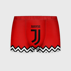 Трусы-боксеры мужские Ювентус полосы спорт, цвет: 3D-принт