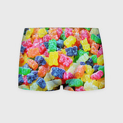 Трусы-боксеры мужские Мармеладные мишки, цвет: 3D-принт