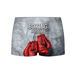 Трусы-боксеры мужские Boxing Russia цвета 3D-принт — фото 1