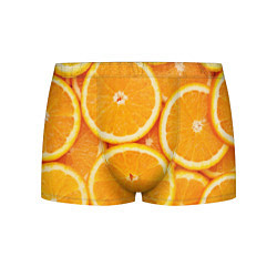 Трусы-боксеры мужские Апельсинчик, цвет: 3D-принт