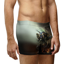 Трусы-боксеры мужские Титан, цвет: 3D-принт — фото 2