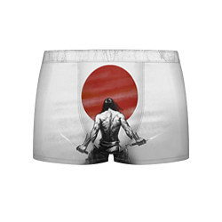 Трусы-боксеры мужские Ярость самурая, цвет: 3D-принт