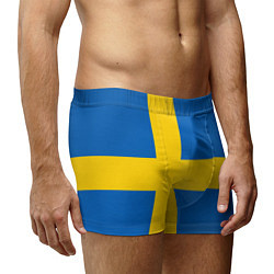 Трусы-боксеры мужские Швеция, цвет: 3D-принт — фото 2