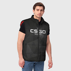 Мужской жилет CS:GO Graphite, цвет: 3D-красный — фото 2