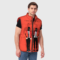 Мужской жилет Twenty One Pilots, цвет: 3D-красный — фото 2