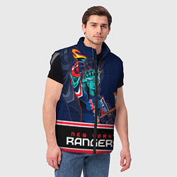 Мужской жилет New York Rangers, цвет: 3D-светло-серый — фото 2