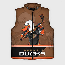 Мужской жилет Anaheim Ducks, цвет: 3D-светло-серый