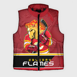 Мужской жилет Calgary Flames, цвет: 3D-черный