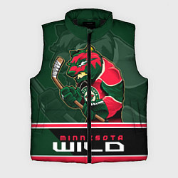 Мужской жилет Minnesota Wild, цвет: 3D-черный