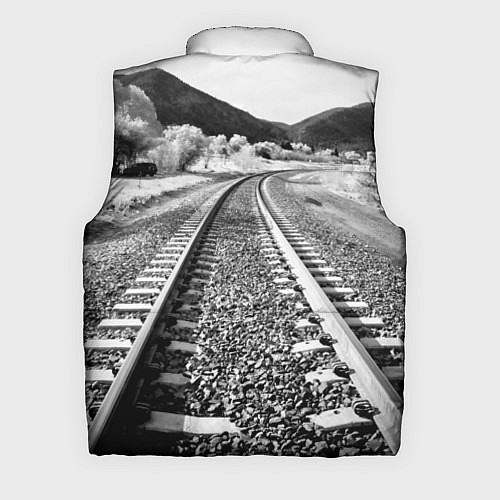 Мужской жилет Железная дорога / 3D-Красный – фото 2