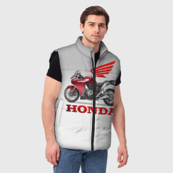 Мужской жилет Honda 2, цвет: 3D-черный — фото 2