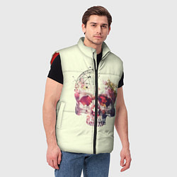 Мужской жилет Skull, цвет: 3D-красный — фото 2