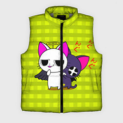 Мужской жилет Аниме котики, цвет: 3D-светло-серый