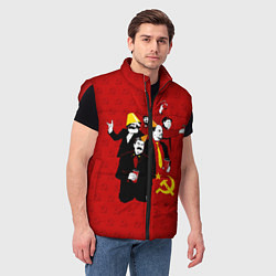 Мужской жилет Communist Party, цвет: 3D-красный — фото 2