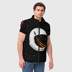 Мужской жилет Шлем астронавта, цвет: 3D-красный — фото 2
