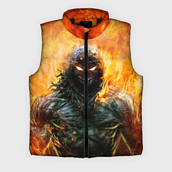 Мужской жилет Disturbed: Monster Flame, цвет: 3D-черный