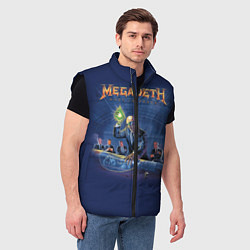 Мужской жилет Megadeth: Rust In Peace, цвет: 3D-черный — фото 2