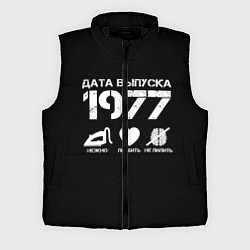 Мужской жилет Дата выпуска 1977, цвет: 3D-черный