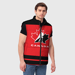 Мужской жилет Canada Team, цвет: 3D-черный — фото 2