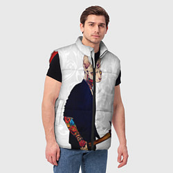 Мужской жилет Сфинкс с топором, цвет: 3D-красный — фото 2