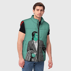 Мужской жилет Недоумевающий Винсент, цвет: 3D-красный — фото 2