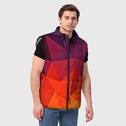 Мужской жилет Geometric, цвет: 3D-светло-серый — фото 2