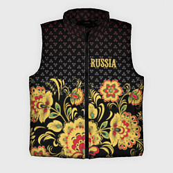 Мужской жилет Russia: black edition, цвет: 3D-черный