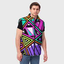 Мужской жилет Geometry, цвет: 3D-светло-серый — фото 2