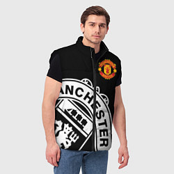 Мужской жилет Man United: Black Collection, цвет: 3D-черный — фото 2