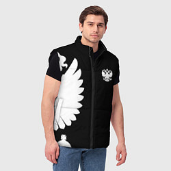 Мужской жилет Russia - Black collection, цвет: 3D-черный — фото 2