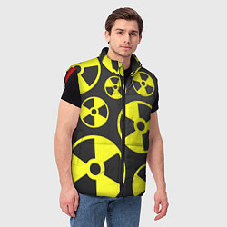 Мужской жилет Радиация, цвет: 3D-красный — фото 2