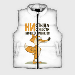 Мужской жилет Ни стыда ни совести, цвет: 3D-светло-серый