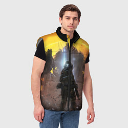 Мужской жилет Titanfall: Robots War, цвет: 3D-светло-серый — фото 2