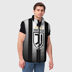 Мужской жилет Juventus FC: New logo, цвет: 3D-черный — фото 2