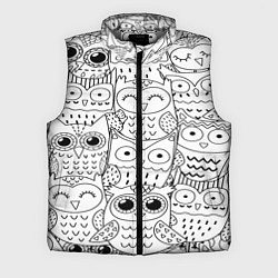 Мужской жилет Совушки: узор
