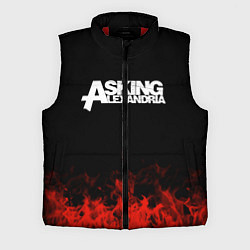 Мужской жилет Asking Alexandria: Flame, цвет: 3D-красный