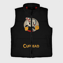 Мужской жилет Cuphead: Black Mugman, цвет: 3D-красный