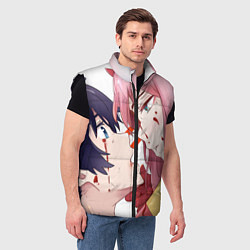 Мужской жилет Darling in the FranXX, цвет: 3D-черный — фото 2