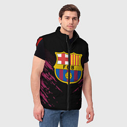 Мужской жилет Barcelona FC: Sport Fashion, цвет: 3D-красный — фото 2