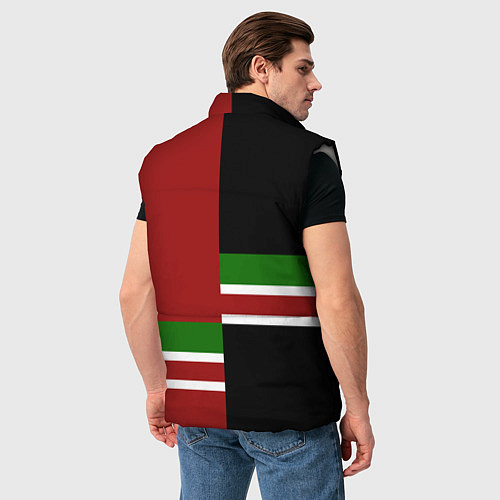 Мужской жилет Chechnya, Russia / 3D-Светло-серый – фото 4