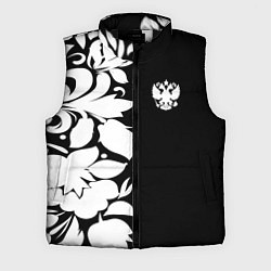Мужской жилет Russia: B&W Floral, цвет: 3D-черный