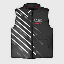 Мужской жилет Audi: White Rays, цвет: 3D-красный