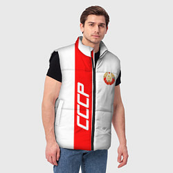 Мужской жилет СССР: White Collection, цвет: 3D-черный — фото 2