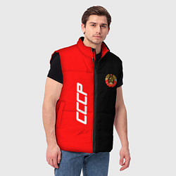 Мужской жилет СССР: Red Collection, цвет: 3D-черный — фото 2