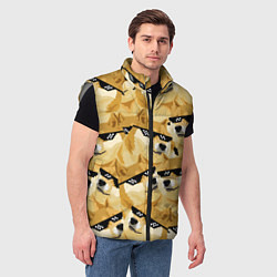 Мужской жилет Doge: Deal with it, цвет: 3D-светло-серый — фото 2