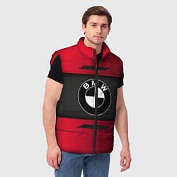 Мужской жилет BMW SPORT, цвет: 3D-красный — фото 2